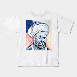 Al Ghazali Portrait | Al Ghazali Artwork 12 Kids T-Shirt